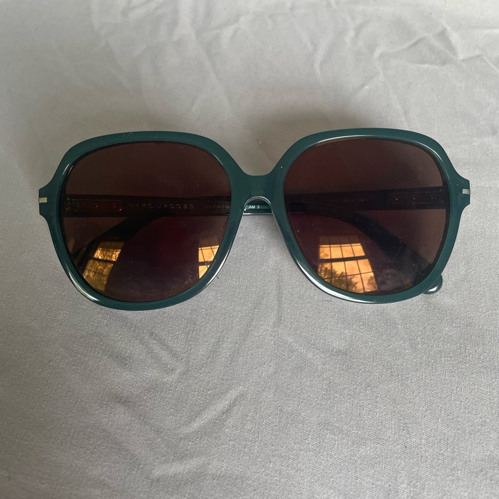 Marc Jacobs vintage-style green sunglasses.  Like new!